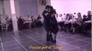 GENOVEVA FERNANDEZ y TANGUITO CEJAS Bailando el Tango TORRENTE en FLOREAL MILONGA